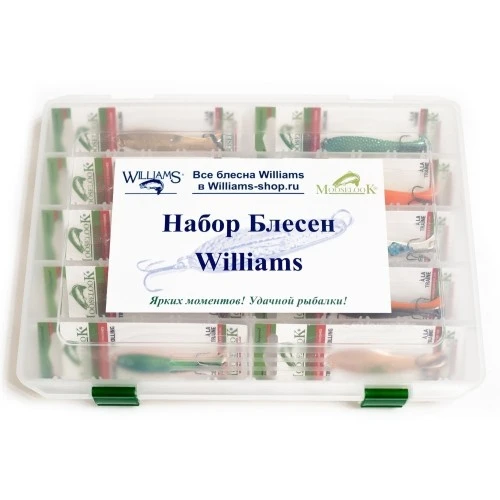 Рыболовный набор Десять блесен Mooselook Wobbler 14000