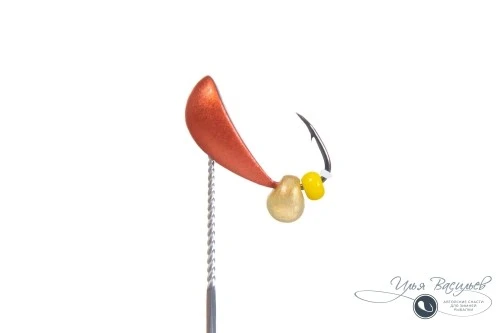 Мормышка СКОРЛУПКА ЛЕЩОВАЯ 1,07г медная (латунный эксцентрик)