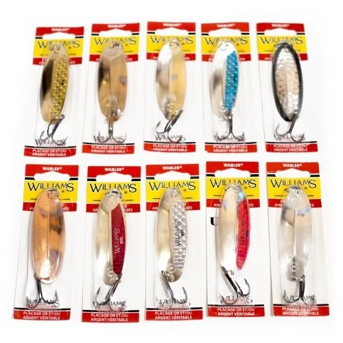 Рыболовный набор Десять блесен Williams Wabler W60 Classic