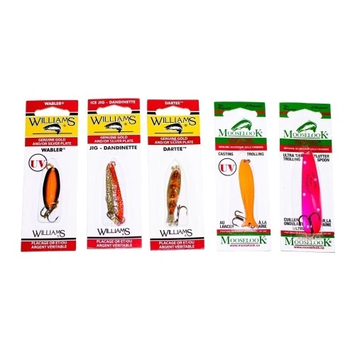 Рыболовный набор блесен Williams Большой Форелевый №3