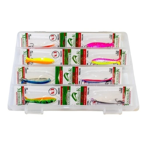 Рыболовный набор блесен Mooselook Wobbler 16000 8шт