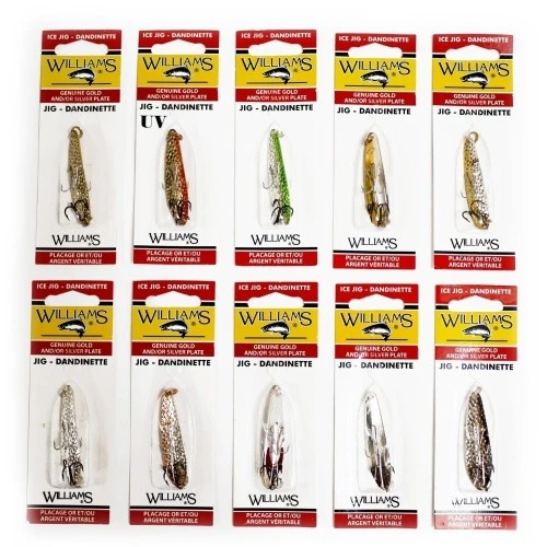 Большой рыболовный набор Двадцать блесен Williams Ice Jig J50