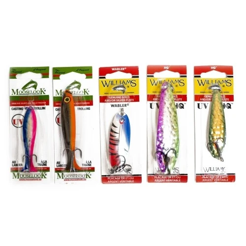 Рыболовный набор блесен Williams Лососевый