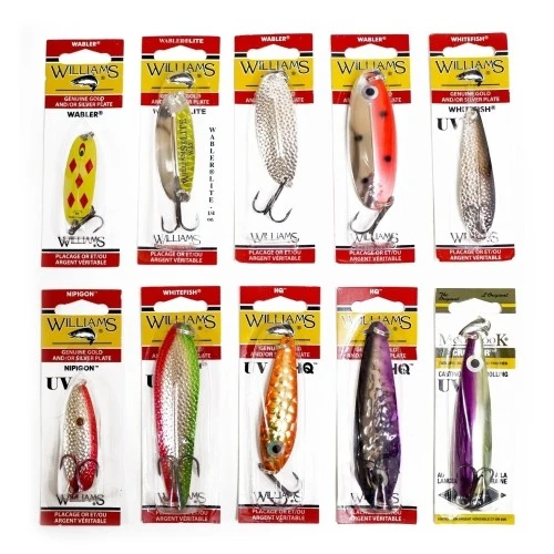 Подарочный рыболовный набор блесен Williams Валдай