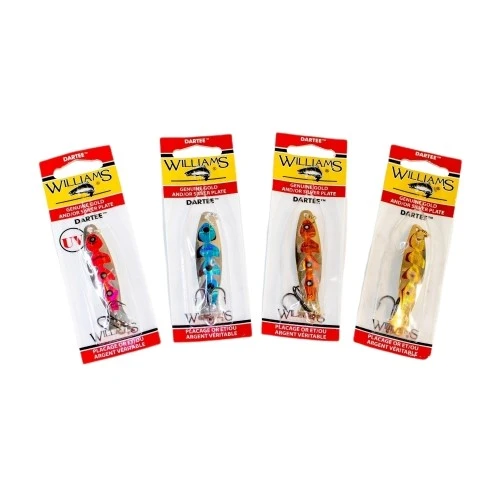 Рыболовный набор блесен Williams Dartee D2 8шт