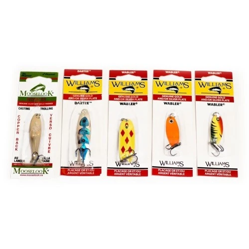 Рыболовный набор блесен Williams Большой Форелевый №1