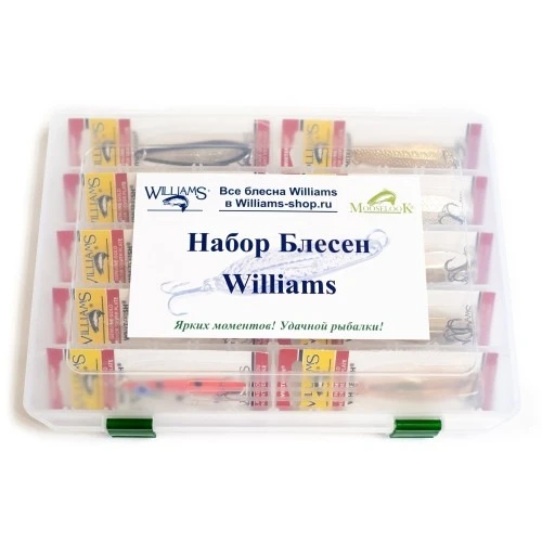 Рыболовный набор Десять блесен Williams Whitefish C60
