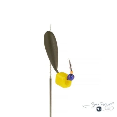 Мормышка ОВСИНКА БОЛЬШАЯ 1,13г оливковая (сырный кубик)