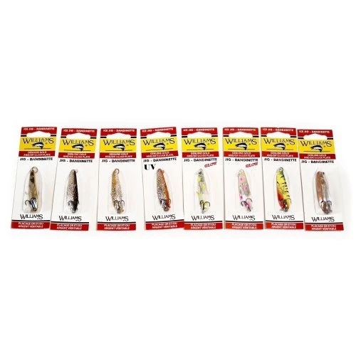 Рыболовный набор Восемь блесен Williams Ice Jig J50