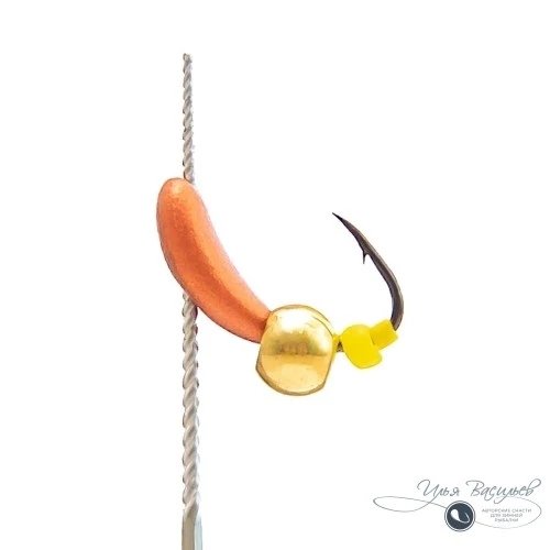 Мормышка УРАЛКА ЛОДОЧКА мини 0,32г медная (латунный шарик)