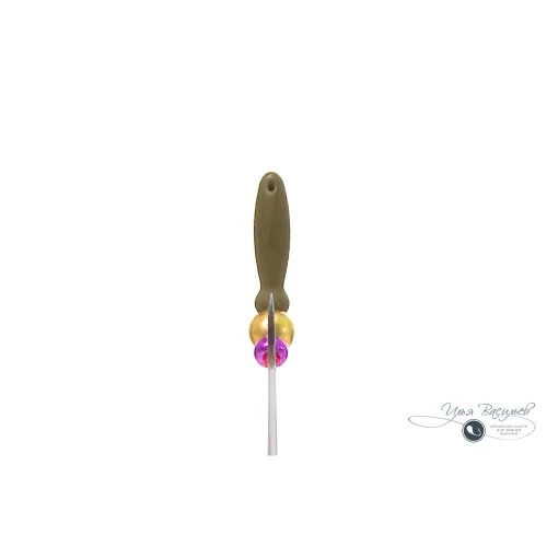 Мормышка МУРАВЕЙ двухголовый КРЫЛО 0,50г оливковый (латунный шарик)