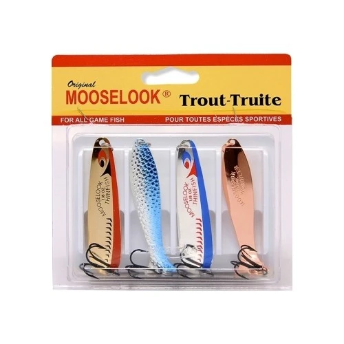 Набор блесен Mooselook Wobbler MWTF 4шт