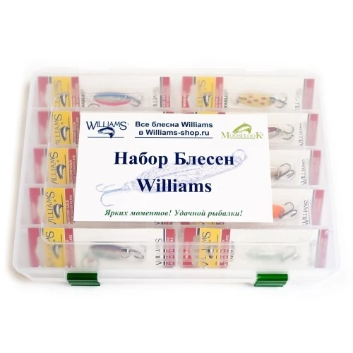 Рыболовный набор Десять блесен Williams Wabler W30