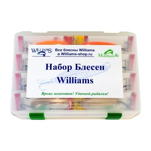 Рыболовный набор блесен Williams Wabler W60 8 шт