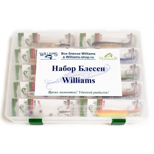 Рыболовный набор Десять блесен Mooselook Wobbler 38000