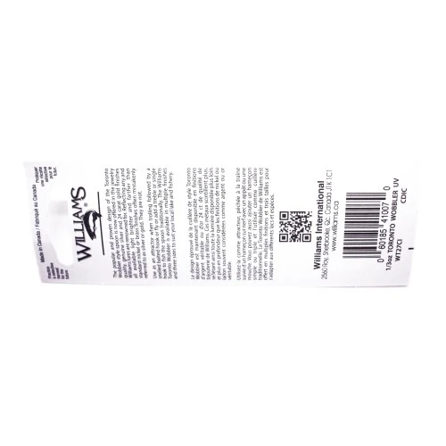 Williams Toronto Wobbler WT22CDIC 8г