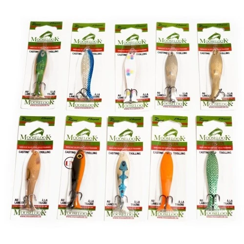 Рыболовный набор Десять блесен Mooselook Wobbler 14000