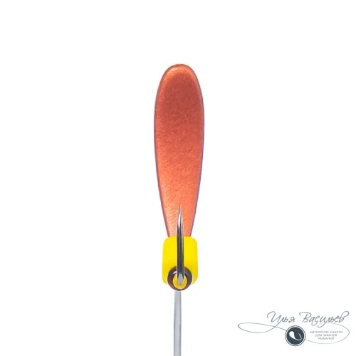 Мормышка БАНАН ЛЕЩОВЫЙ 1,00г медный (сырный кубик)