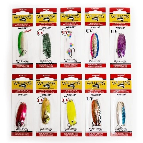 Большой рыболовный набор Двадцать блесен Williams Wabler W40