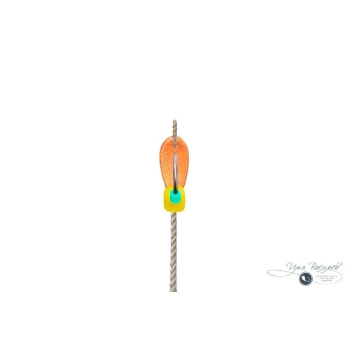 Мормышка КЛОПИК микро 0,12г медный (сырный кубик)