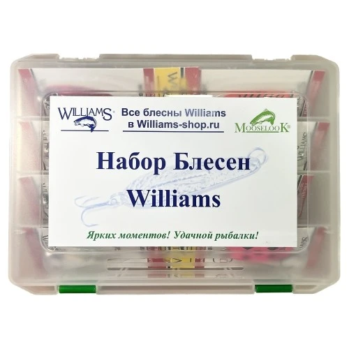 Рыболовный набор блесен Williams Wabler W40-2 8 шт