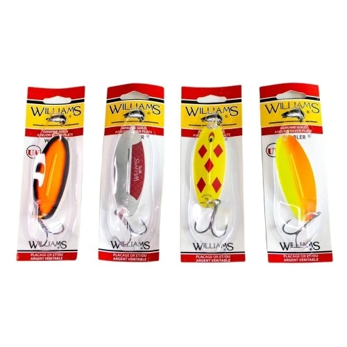 Рыболовный набор Восемь цветных блесен Williams Wabler W70