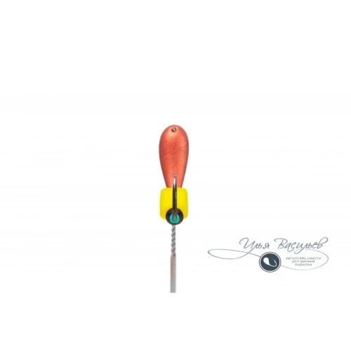 Мормышка УРАЛКА КЛАССИЧЕСКАЯ 0,50г медная (сырный кубик)