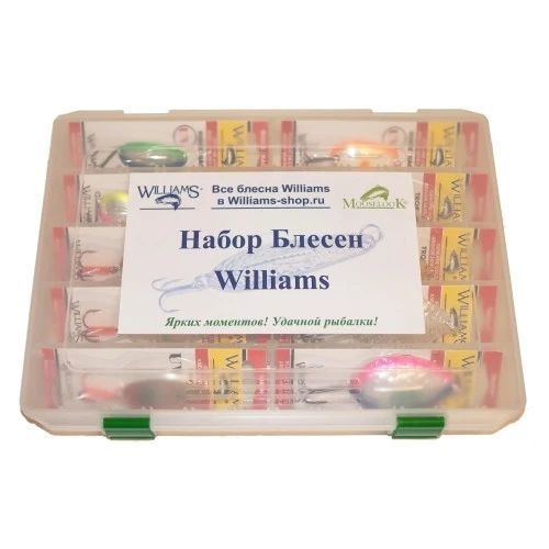 Рыболовный набор блесен Williams Карасик