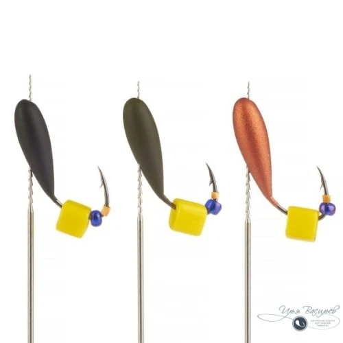 Мормышка ОВСИНКА БОЛЬШАЯ 1,13г оливковая (сырный кубик)