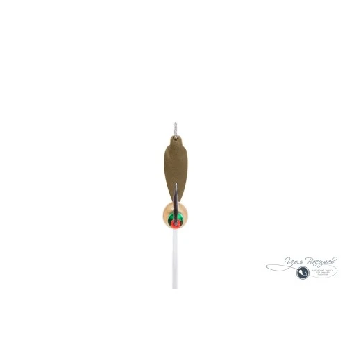 Мормышка УШКИ БОЛЬШИЕ 0,45г оливковые (латунный эксцентрик)