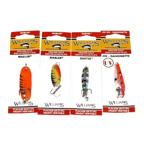 Рыболовный набор блесен Williams Малый Форелевый №1