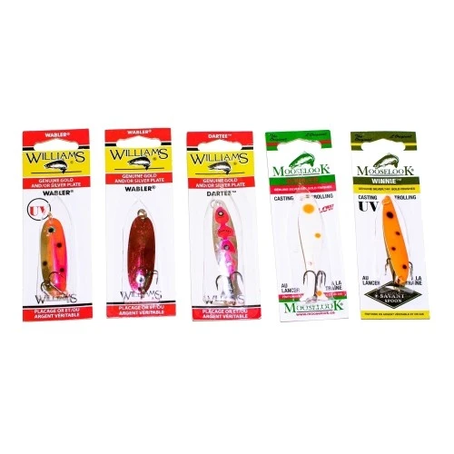 Рыболовный набор блесен Williams Большой Форелевый №3