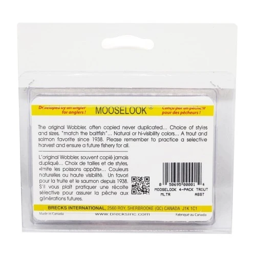 Набор блесен Mooselook Wobbler MLWB 4шт