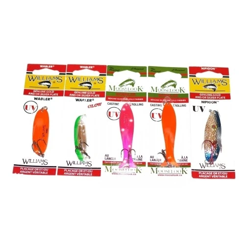 Рыболовный набор блесен Williams Большой Форелевый №2