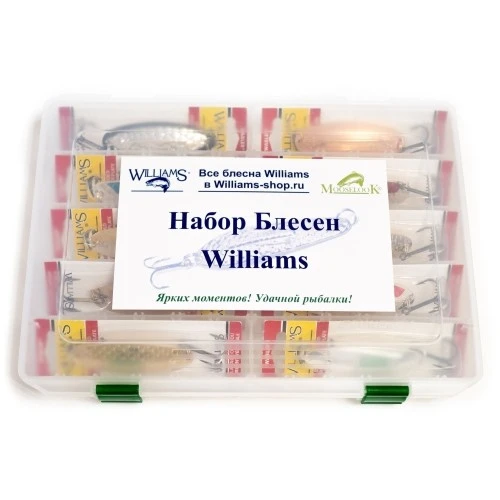 Рыболовный набор Десять блесен Williams Wabler W60 Classic