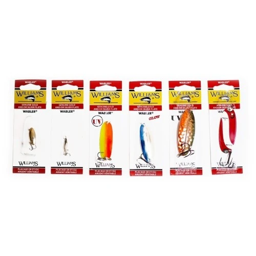 Подарочный рыболовный набор Двадцать блесен Williams Wabler