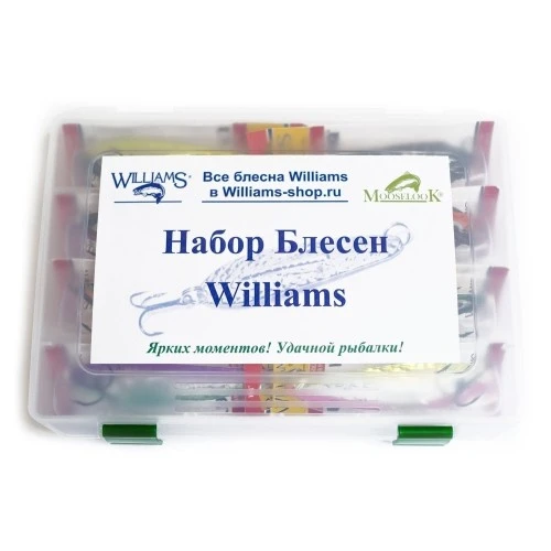 Рыболовный набор блесен Williams HQ-UV HQR60 8шт