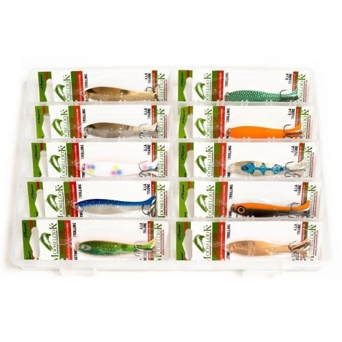 Рыболовный набор Десять блесен Mooselook Wobbler 14000