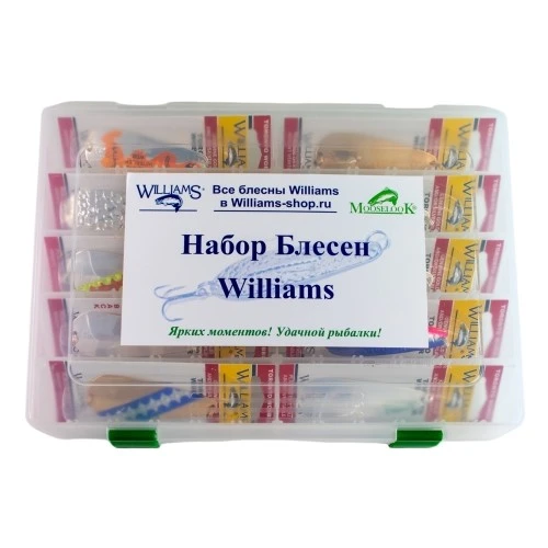 Рыболовный набор Десять блесен Williams Toronto Wobbler WT32