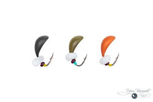 Мормышка СКОРЛУПКА КЛАССИЧЕСКАЯ 0,65г оливковая (белая бусина)