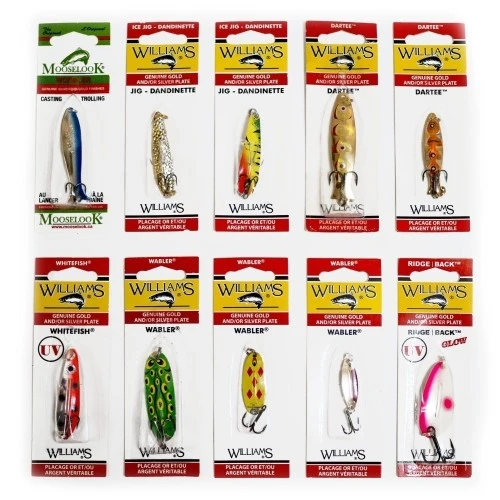 Рыболовный набор блесен Williams Малые реки
