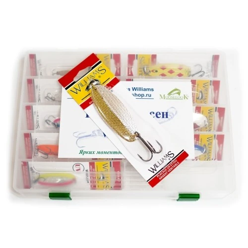 Рыболовный набор Десять блесен Williams Wabler