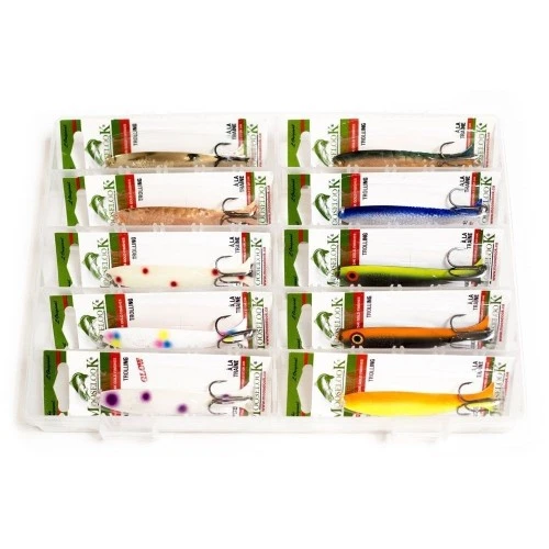 Рыболовный набор Десять блесен Mooselook Wobbler 38000