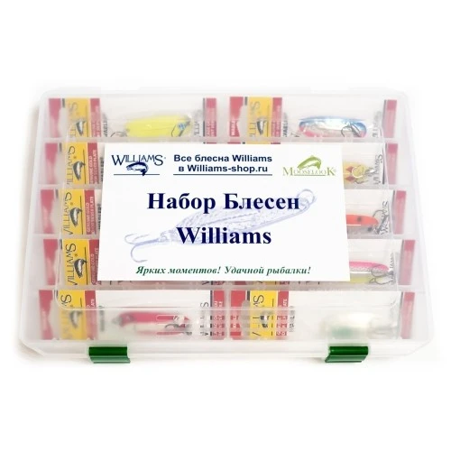 Рыболовный набор Десять блесен Williams Wabler W40