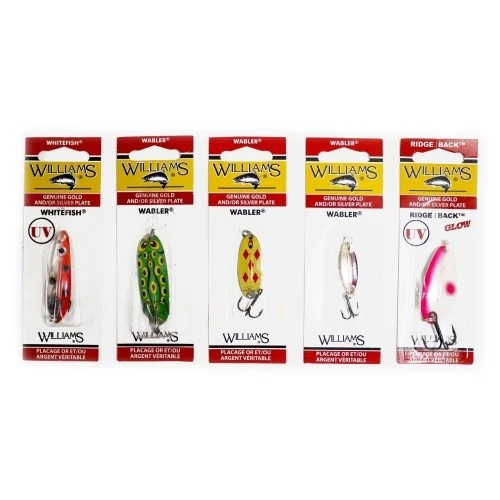 Рыболовный набор блесен Williams Малые реки