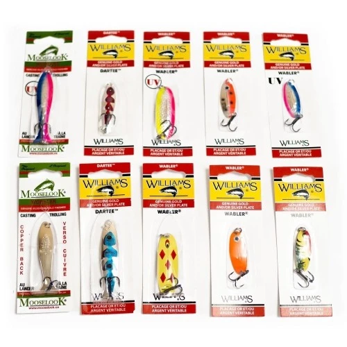Рыболовный набор блесен Williams Большой Форелевый №1