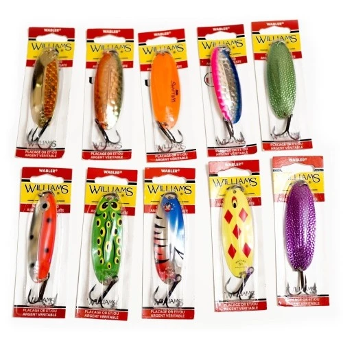 Рыболовный набор Десять блесен  Williams Wabler W60 Color