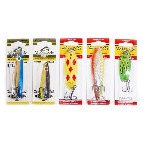 Подарочный рыболовный набор блесен Williams Ахтуба