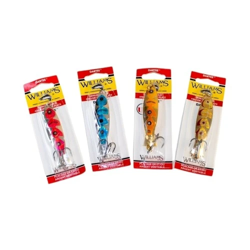 Рыболовный набор блесен Williams Dartee D3 8шт