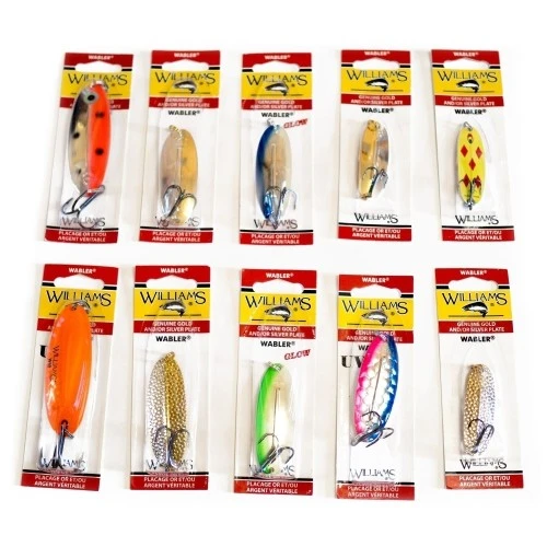 Набор блесен для рыбака Williams Wabler W40 W50 W60